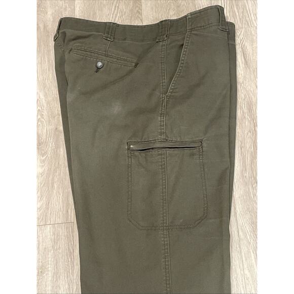 Lee Mens Cargo Pants 36x34 Faded Comfort Army Green Tactical Utility Outdoors - Picture 2 of 9